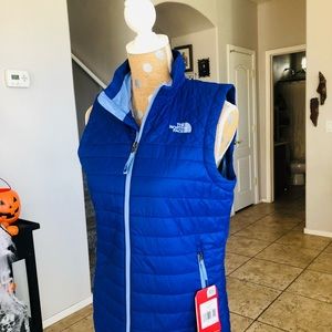 The North Face gig harbor vest lapis blue xl 18 girls S/M women’s NWT